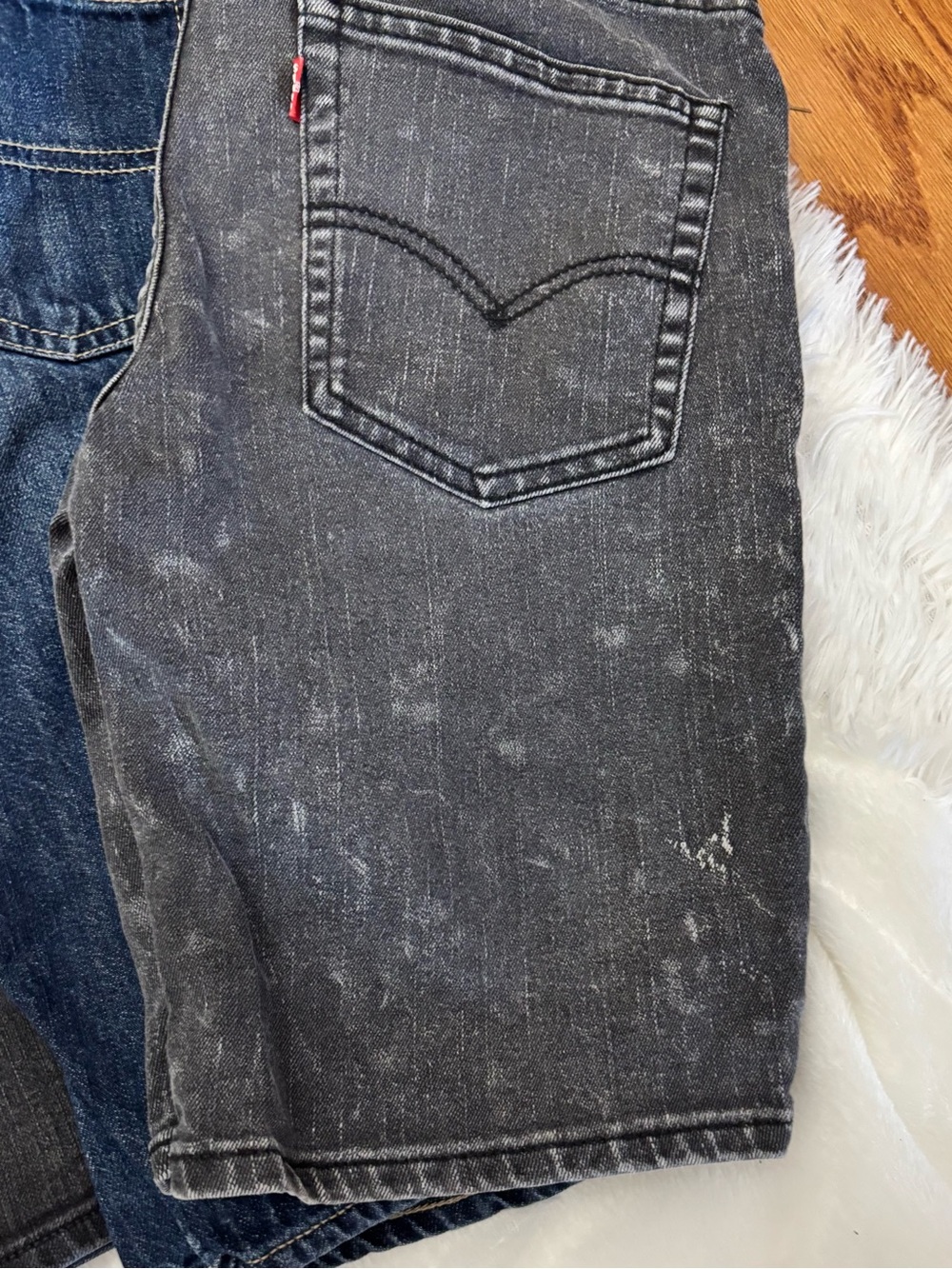 Levi’s The Children’s Place Boys 14 16 Denim Knee Length Shorts Bundle 4 Piece - Picture 7 of 11